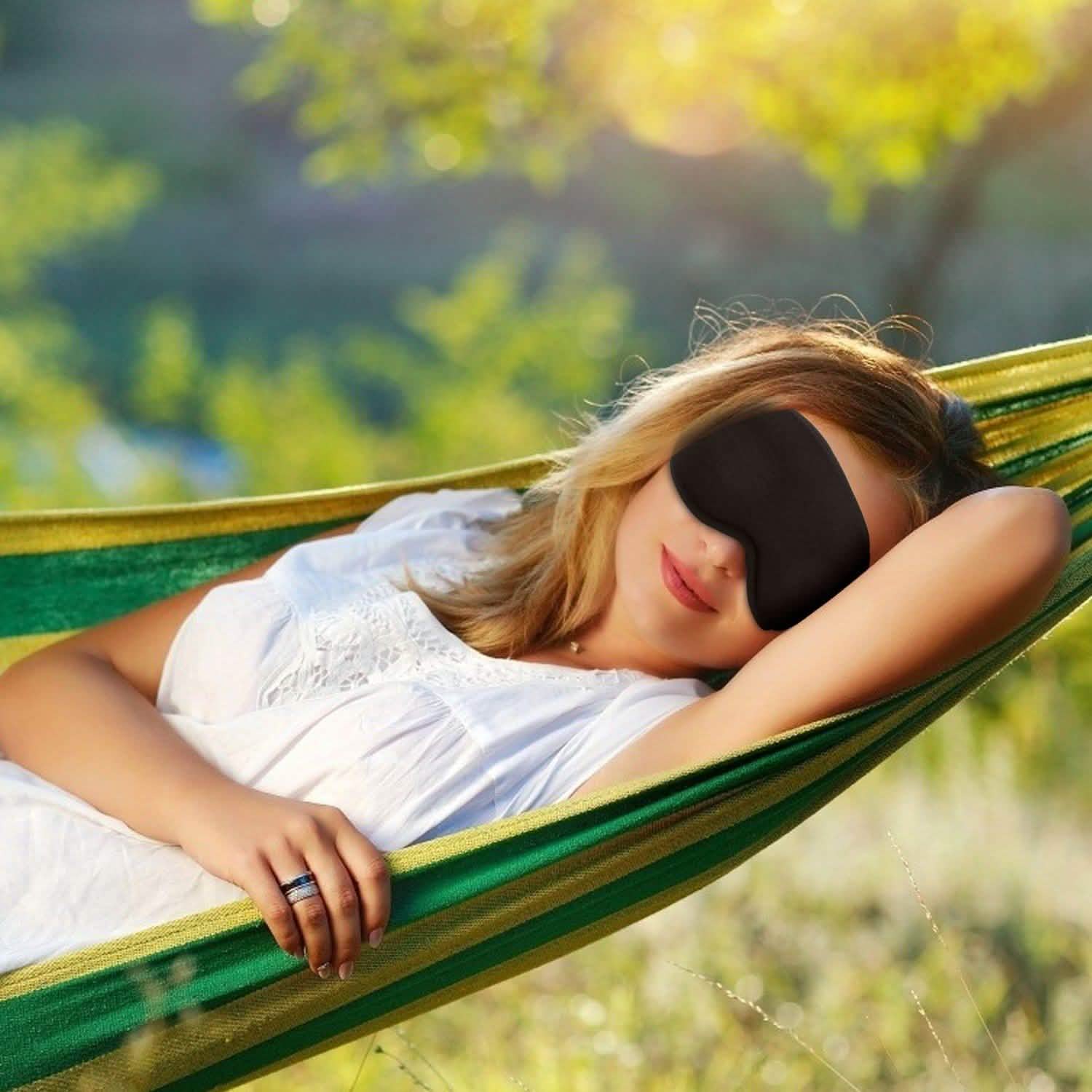 2-Pack: 3D Contoured Cup Light Blockout Sleeping Mask Everything Else - Tophatter Daily Deals