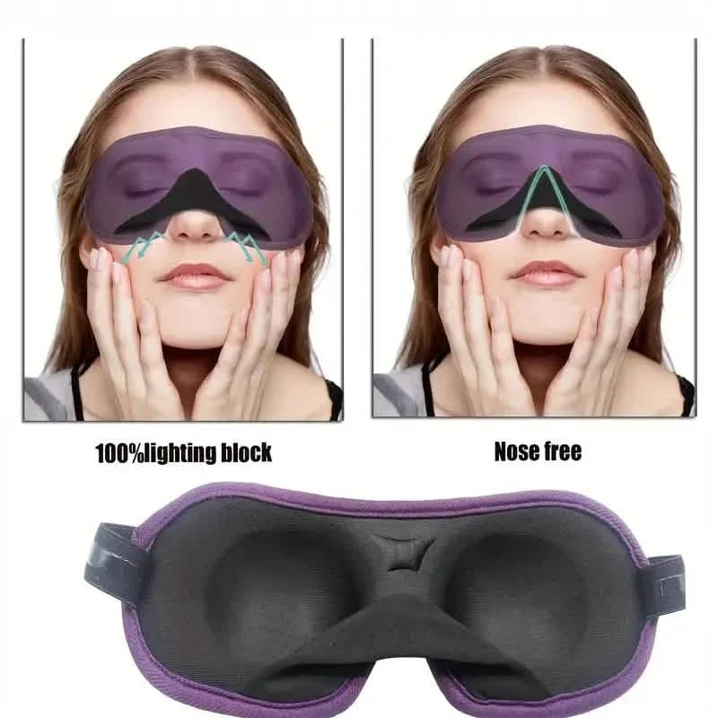 2-Pack: 3D Eye mask for Sleeping Health & Wellness - Tophatter Daily Deals