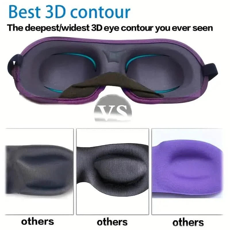 2-Pack: 3D Eye mask for Sleeping Health & Wellness - Tophatter Daily Deals