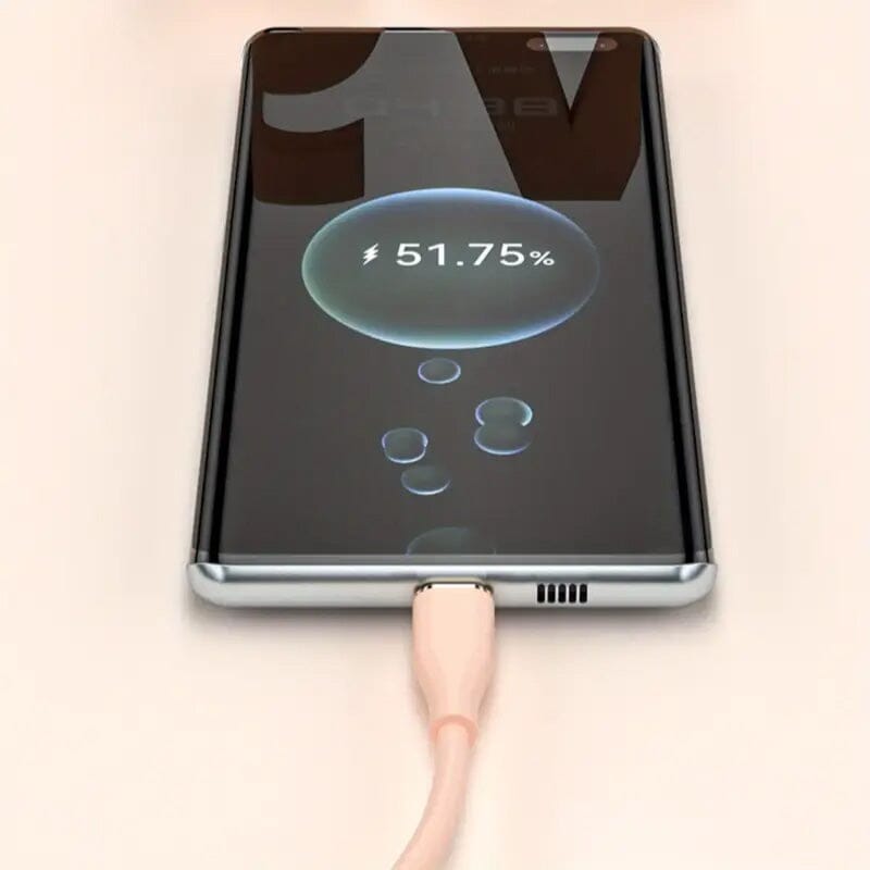 2-Pack: 3Ft. USB to Type-C Data Cable Fast Charger Charging Cable - Tophatter Daily Deals