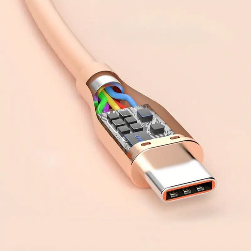 2-Pack: 3Ft. USB to Type-C Data Cable Fast Charger Charging Cable - Tophatter Daily Deals