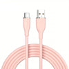2-Pack: 3Ft. USB to Type-C Data Cable Fast Charger Pink Charging Cable - Tophatter Daily Deals