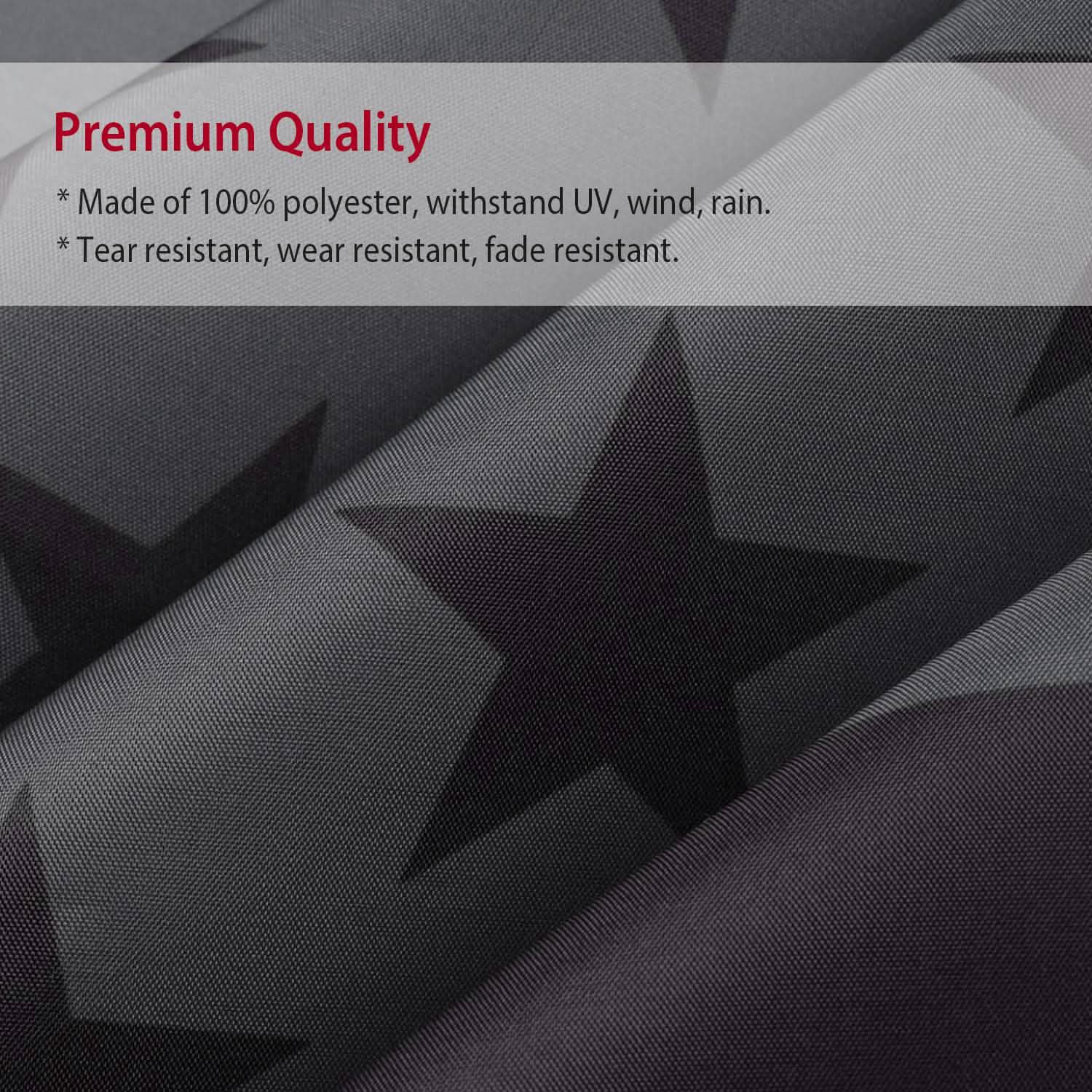 2-Pack: 3X5 Ft. All Black American Flag Everything Else - Tophatter Daily Deals