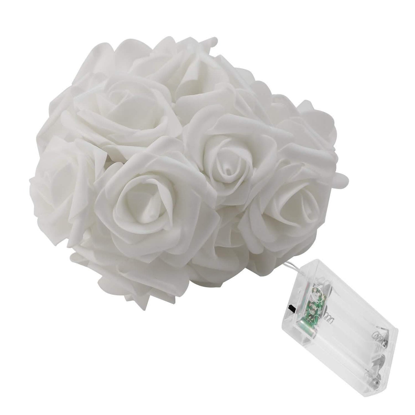 2-Pack: 40 LEDs Rose Flower String Lights Warm String & Fairy Lights - Tophatter Daily Deals