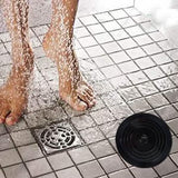 2-Pack: 6" Large Silicone Drain Plug Hair Stopper Flat Suction Cover Home Improvement - Tophatter Daily Deals