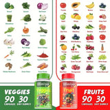 2-Pack: 90-Day Fruit and Veggie Supplements Bundle Health & Wellness - Tophatter Daily Deals