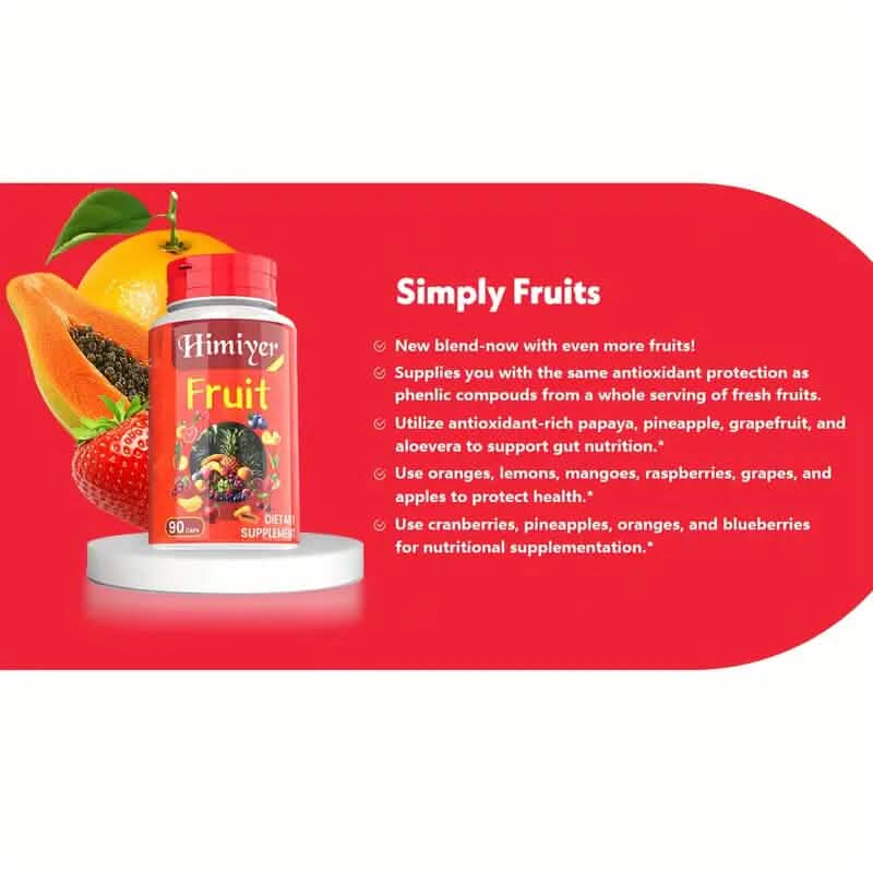 2-Pack: 90-Day Fruit and Veggie Supplements Bundle Health & Wellness - Tophatter Daily Deals