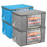 2-Pack: 90L Large Capacity Foldable Closet Organizer Storage & Organization - Tophatter Daily Deals