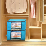2-Pack: 90L Large Capacity Foldable Closet Organizer Storage & Organization - Tophatter Daily Deals