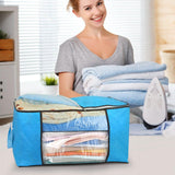 2-Pack: 90L Large Capacity Foldable Closet Organizer Storage & Organization - Tophatter Daily Deals