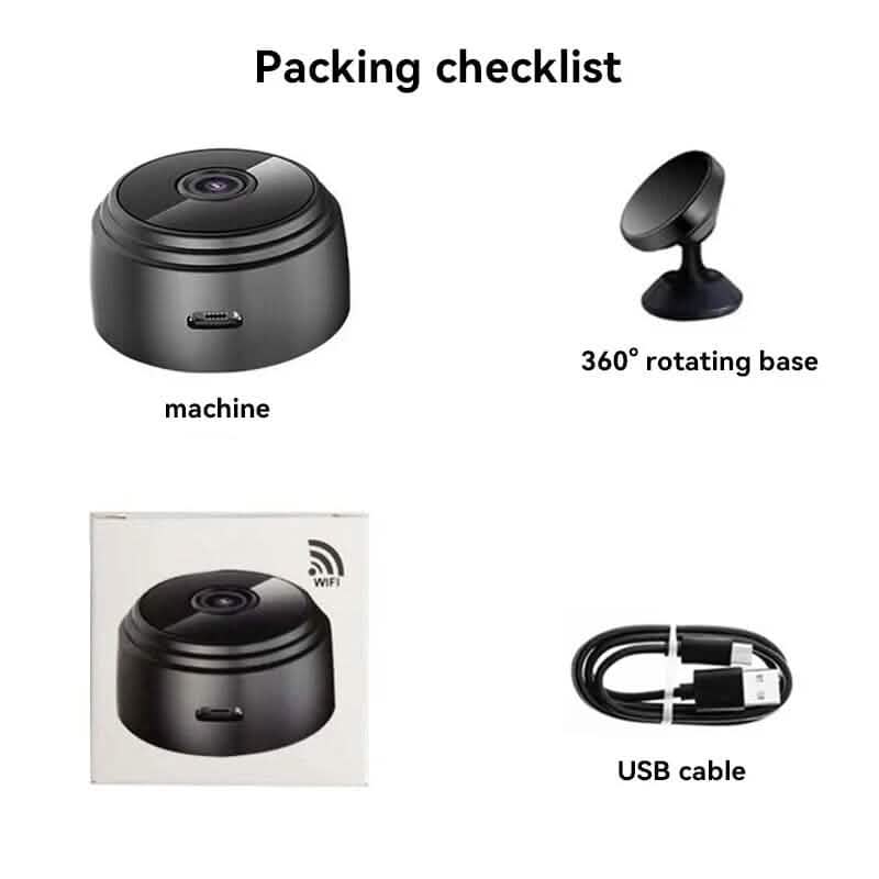 2-Pack: A9 Mini Camera HD 720P 2.4G Wifi IP Camera Smart Home & Security - Tophatter Daily Deals