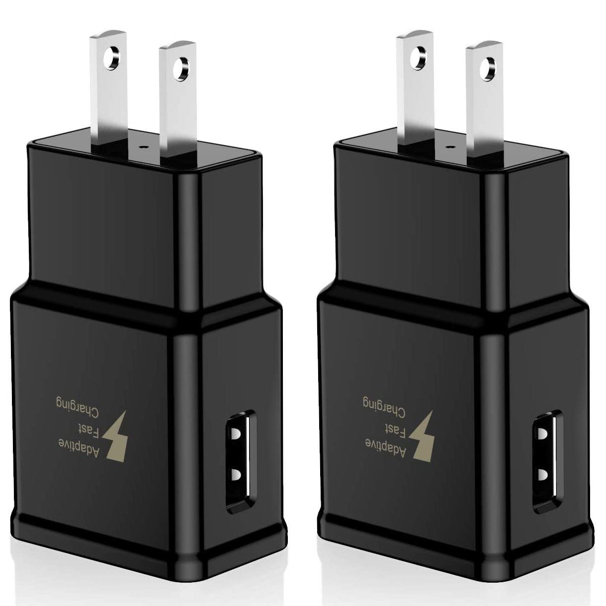 2-Pack: Adaptive Fast Charging Wall Charger USB Power Adapter - Tophatter Daily Deals
