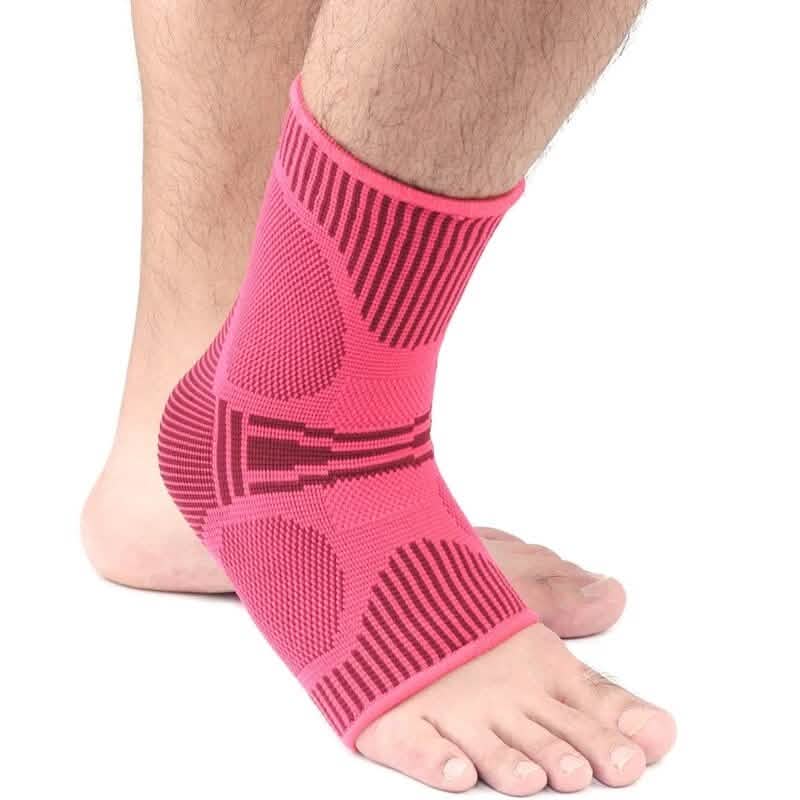 2-Pack: Ankle Support Brace Compression Breathable Wine Red Health & Wellness - Tophatter Daily Deals