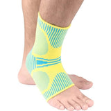 2-Pack: Ankle Support Brace Compression Breathable Yellow Health & Wellness - Tophatter Daily Deals