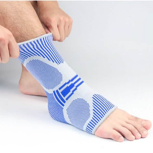 2-Pack: Ankle Support Brace Compression Breathable Light Gray Health & Wellness - Tophatter Daily Deals