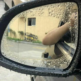 2-Pack: Anti-Rain Clear Film Stickers Automotive - Tophatter Daily Deals