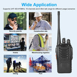 2-Pack: Baofeng BF-888S Walkie Talkies Two Way Radio Tactical & Self Defense - Tophatter Daily Deals