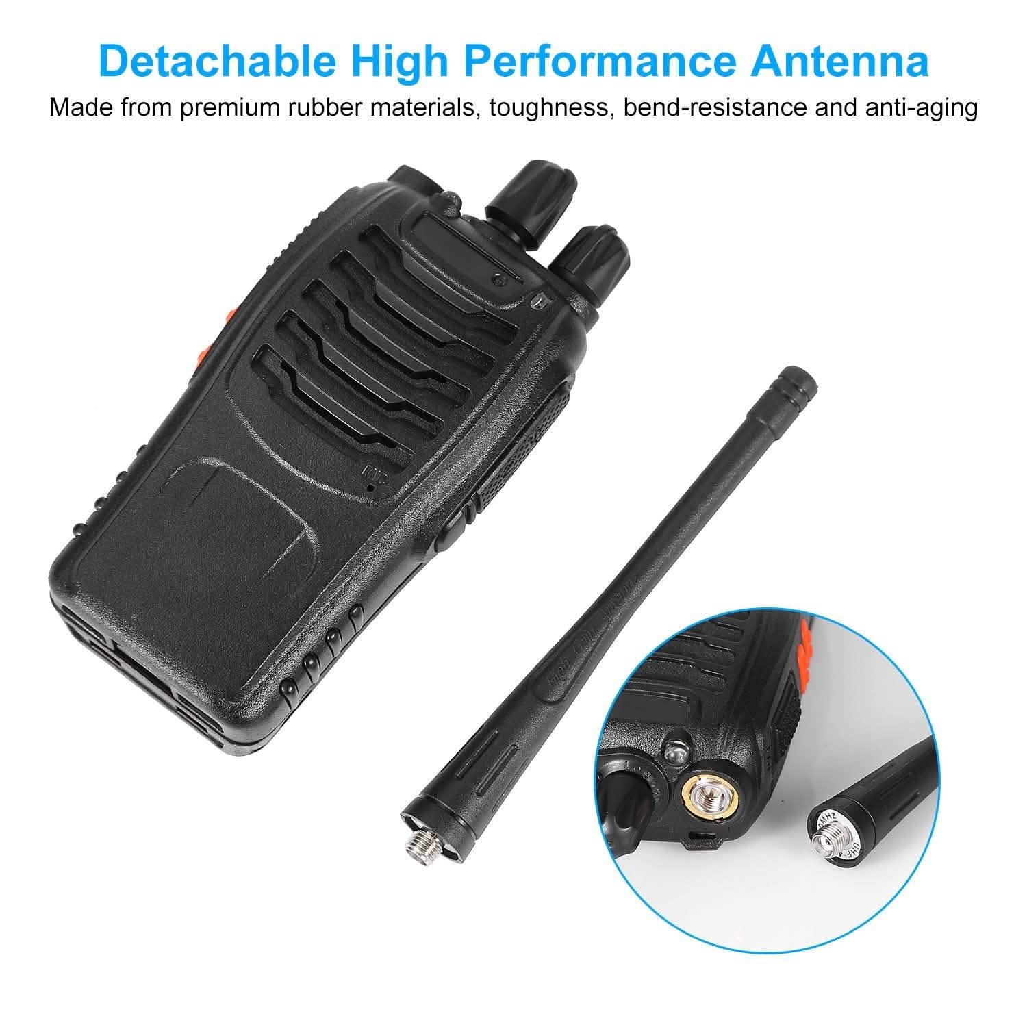 2-Pack: Baofeng BF-888S Walkie Talkies Two Way Radio Tactical & Self Defense - Tophatter Daily Deals