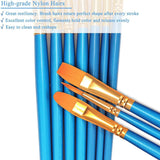 2-Pack: BOSOBO 10 Sizes Paint Brushes Set School, Office & Art Supplies - Tophatter Daily Deals