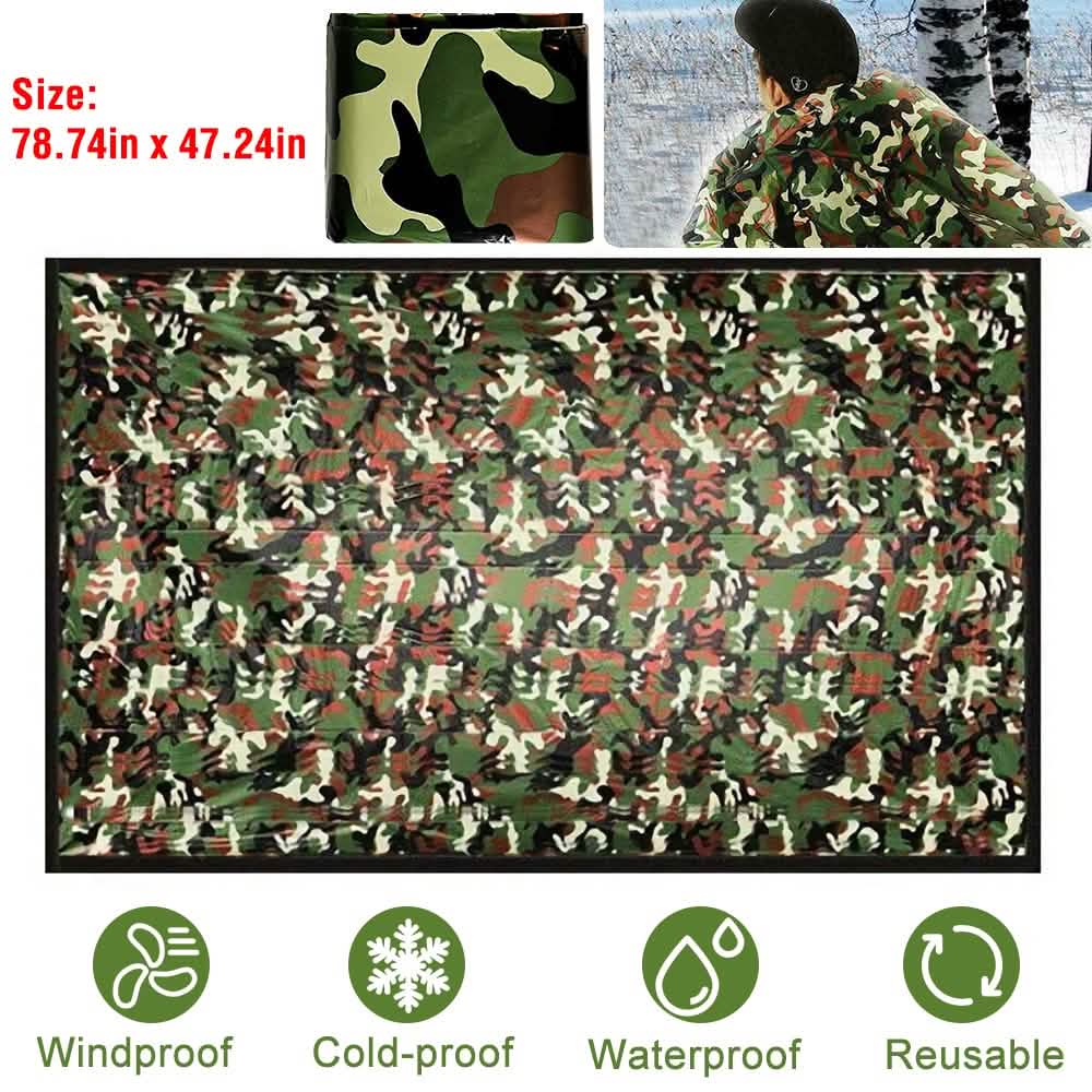 2-Pack: Camping Sleeping Bag Camouflage Outdoor Recreation - Tophatter Daily Deals