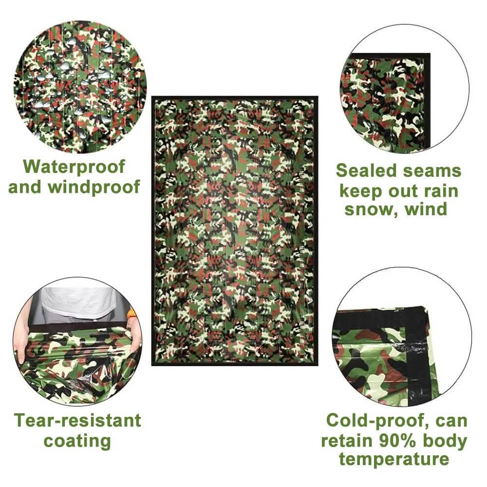 2-Pack: Camping Sleeping Bag Camouflage Outdoor Recreation - Tophatter Daily Deals