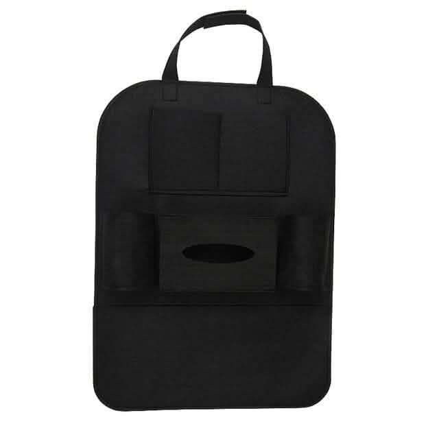 2-Pack: Car Seat Back Storage Bag Multifunctional Adjustable Backseat Storage Bag Black Automotive - Tophatter Daily Deals