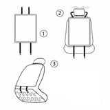 2-Pack: Car Seat Back Storage Bag Multifunctional Adjustable Backseat Storage Bag Automotive - Tophatter Daily Deals