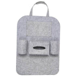 2-Pack: Car Seat Back Storage Bag Multifunctional Adjustable Backseat Storage Bag Light Gray Automotive - Tophatter Daily Deals