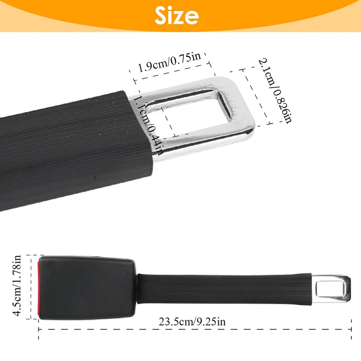 2-Pack: Car Seat Belt Extender Automotive - Tophatter Daily Deals