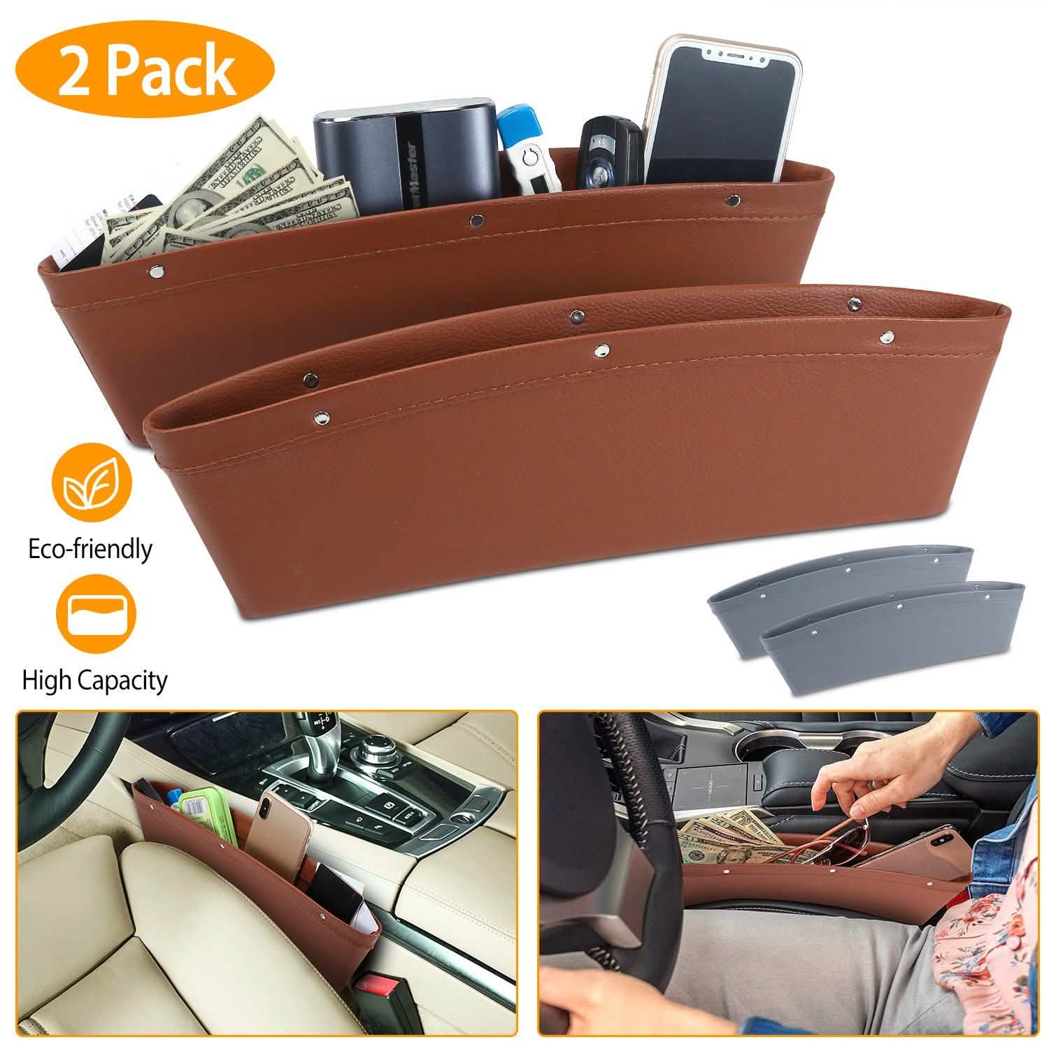 2-Pack: Car Seat Gap Pocket Automotive - Tophatter Daily Deals