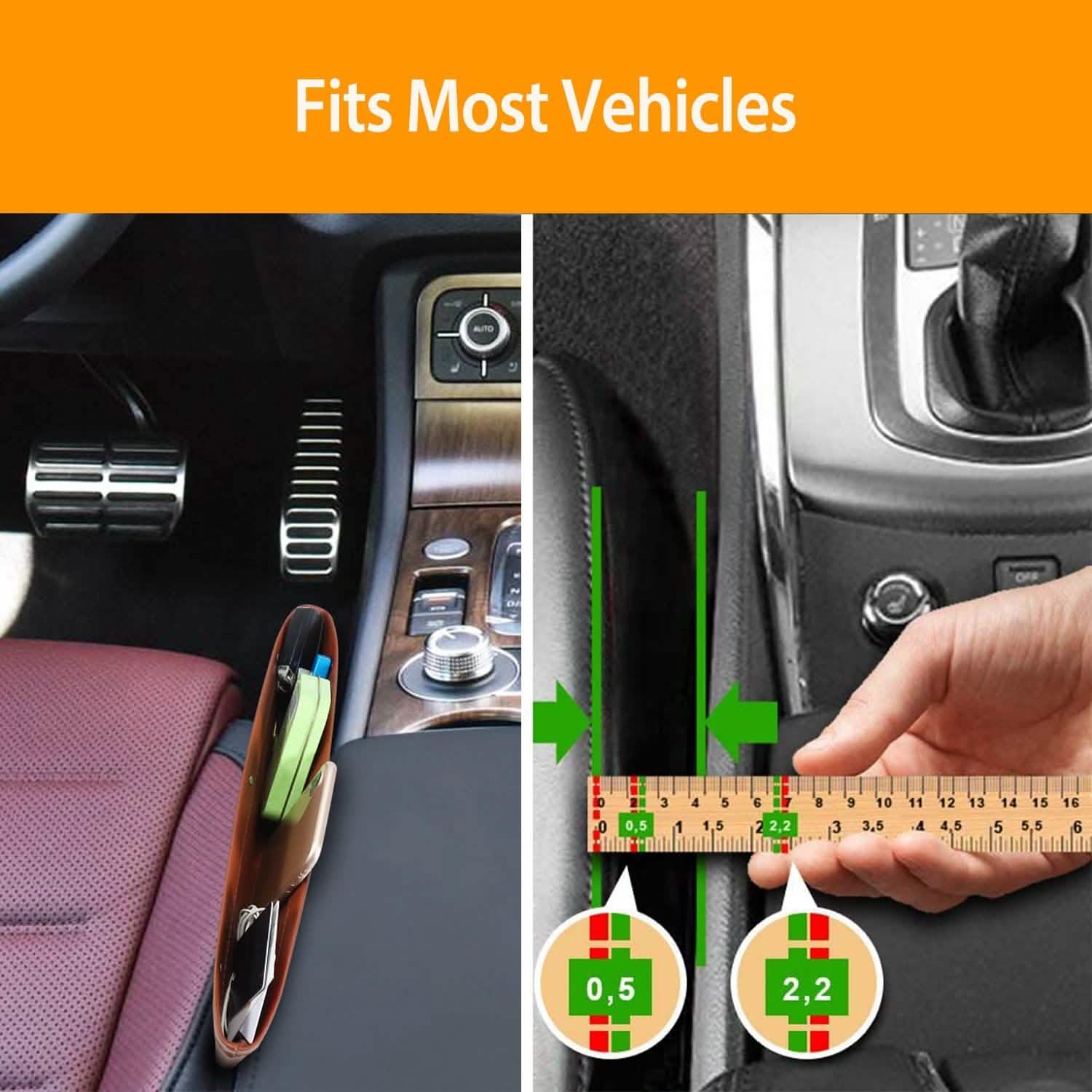 2-Pack: Car Seat Gap Pocket Automotive - Tophatter Daily Deals