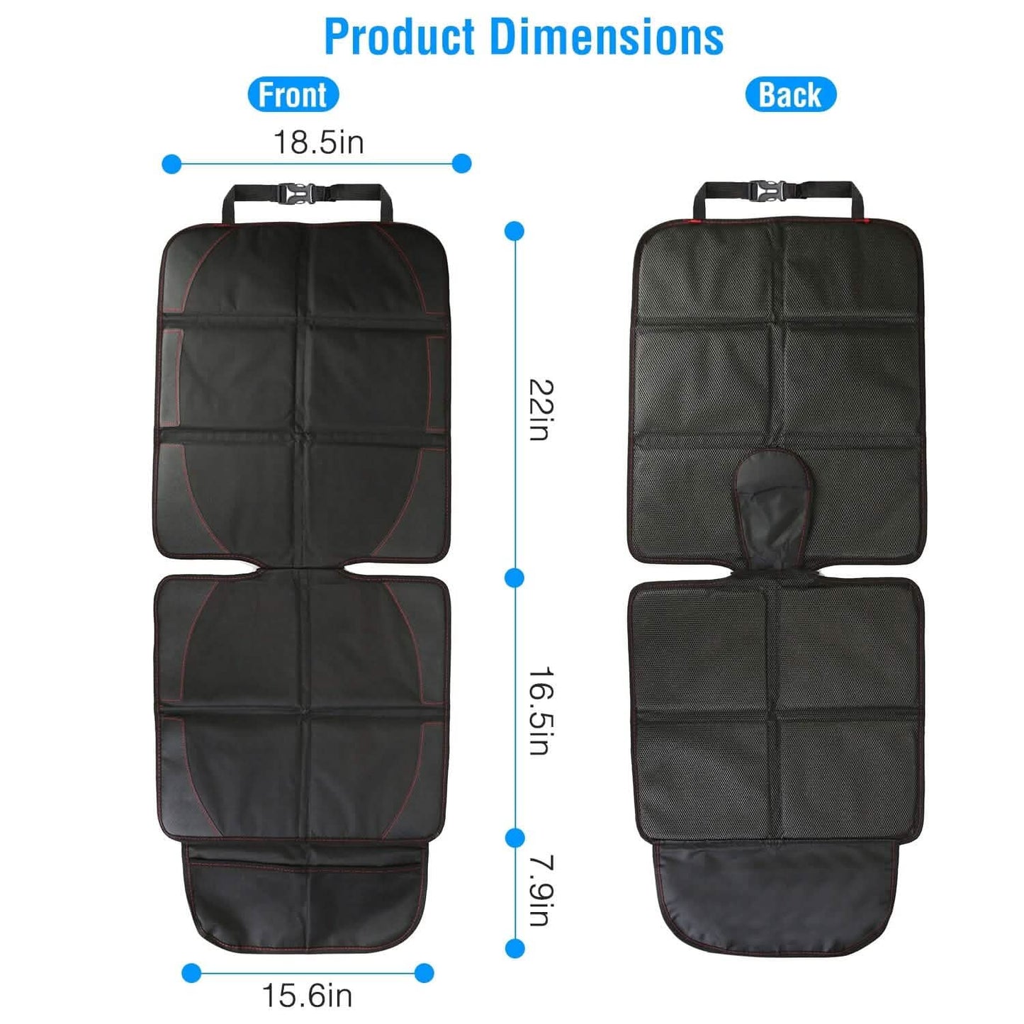 2-Pack: Car Seat Protector Cushion Mat Pad Automotive - Tophatter Daily Deals