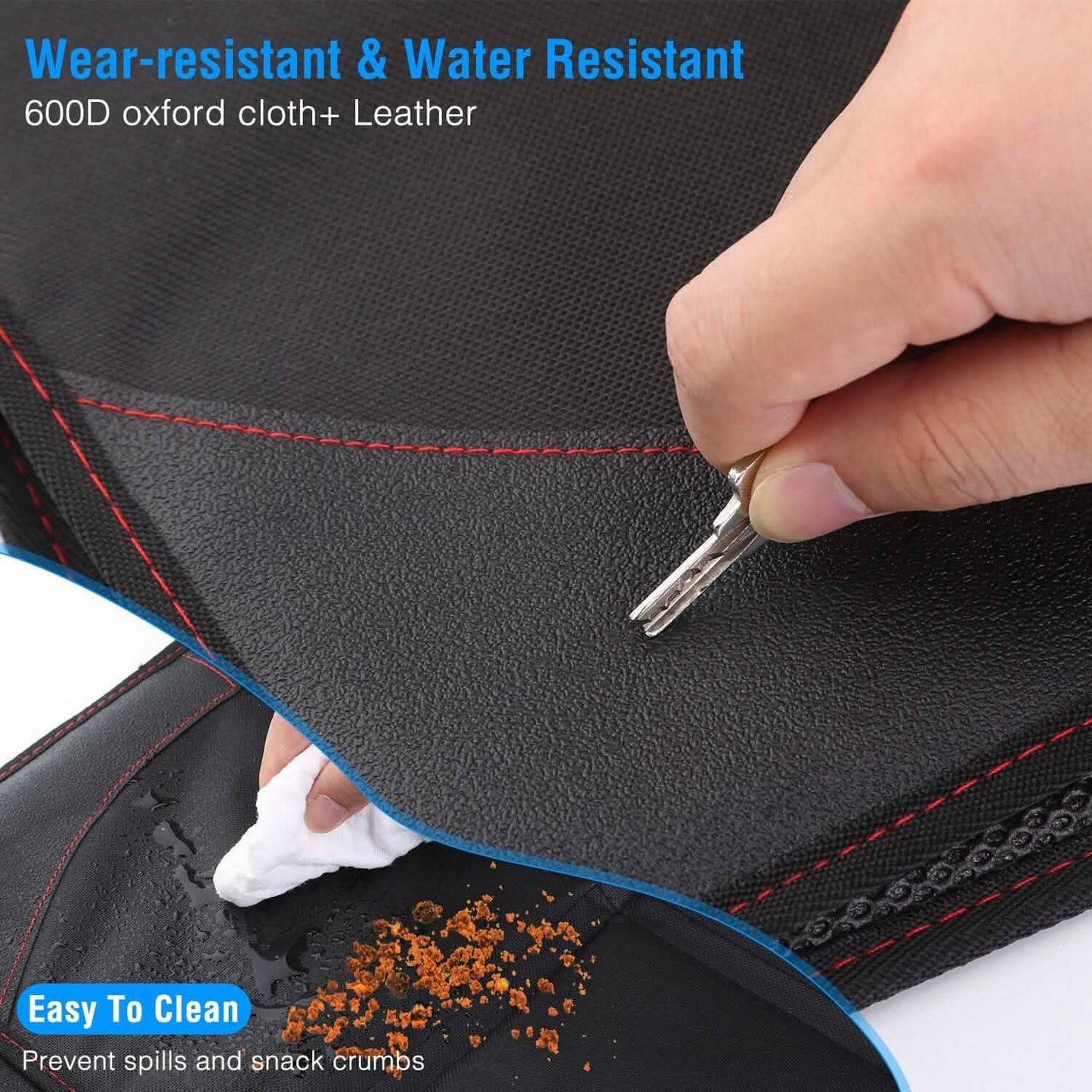 2-Pack: Car Seat Protector Cushion Mat Pad with Thick Padding Automotive - Tophatter Daily Deals