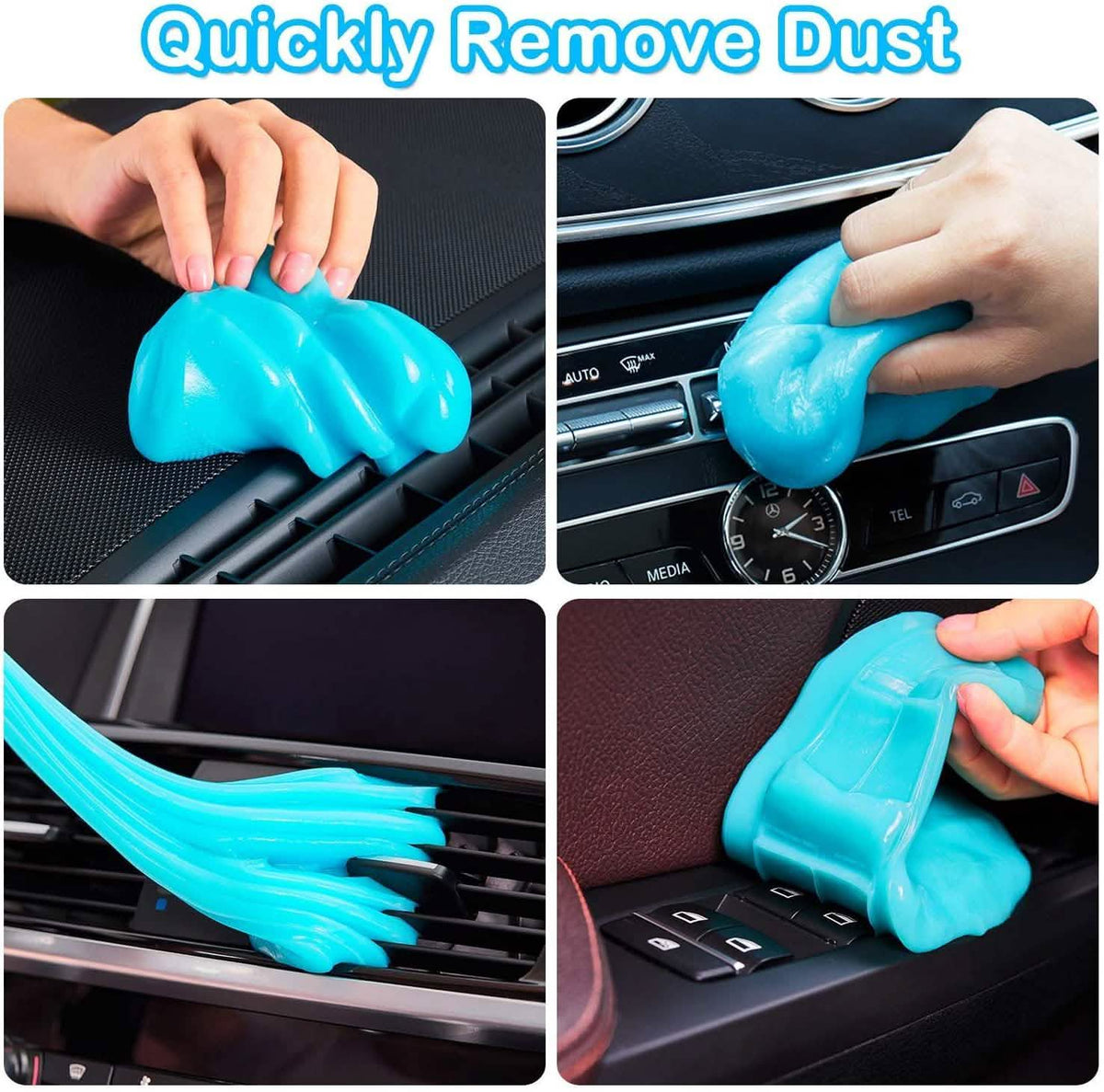 2-Pack: Cleaning Gel for Car Automotive - Tophatter Daily Deals