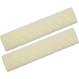 2-Pack: ComfortMax Padded Seat Belt Covers - Universal Fit Beige Automotive - Tophatter Daily Deals