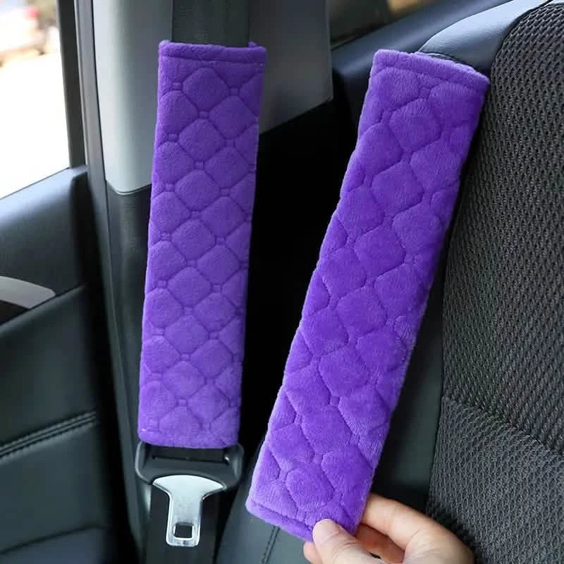 2-Pack: ComfortMax Padded Seat Belt Covers - Universal Fit Automotive - Tophatter Daily Deals