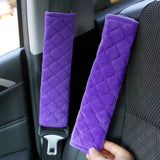 2-Pack: ComfortMax Padded Seat Belt Covers - Universal Fit Automotive - Tophatter Daily Deals