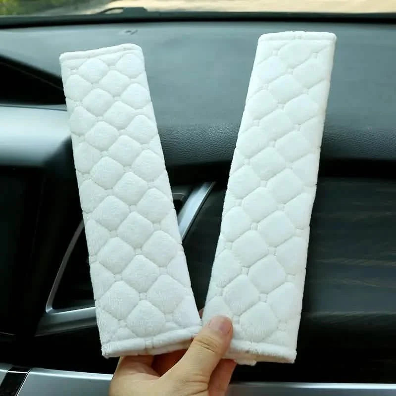 2-Pack: ComfortMax Padded Seat Belt Covers - Universal Fit Automotive - Tophatter Daily Deals