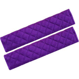 2-Pack: ComfortMax Padded Seat Belt Covers - Universal Fit Purple Automotive - Tophatter Daily Deals