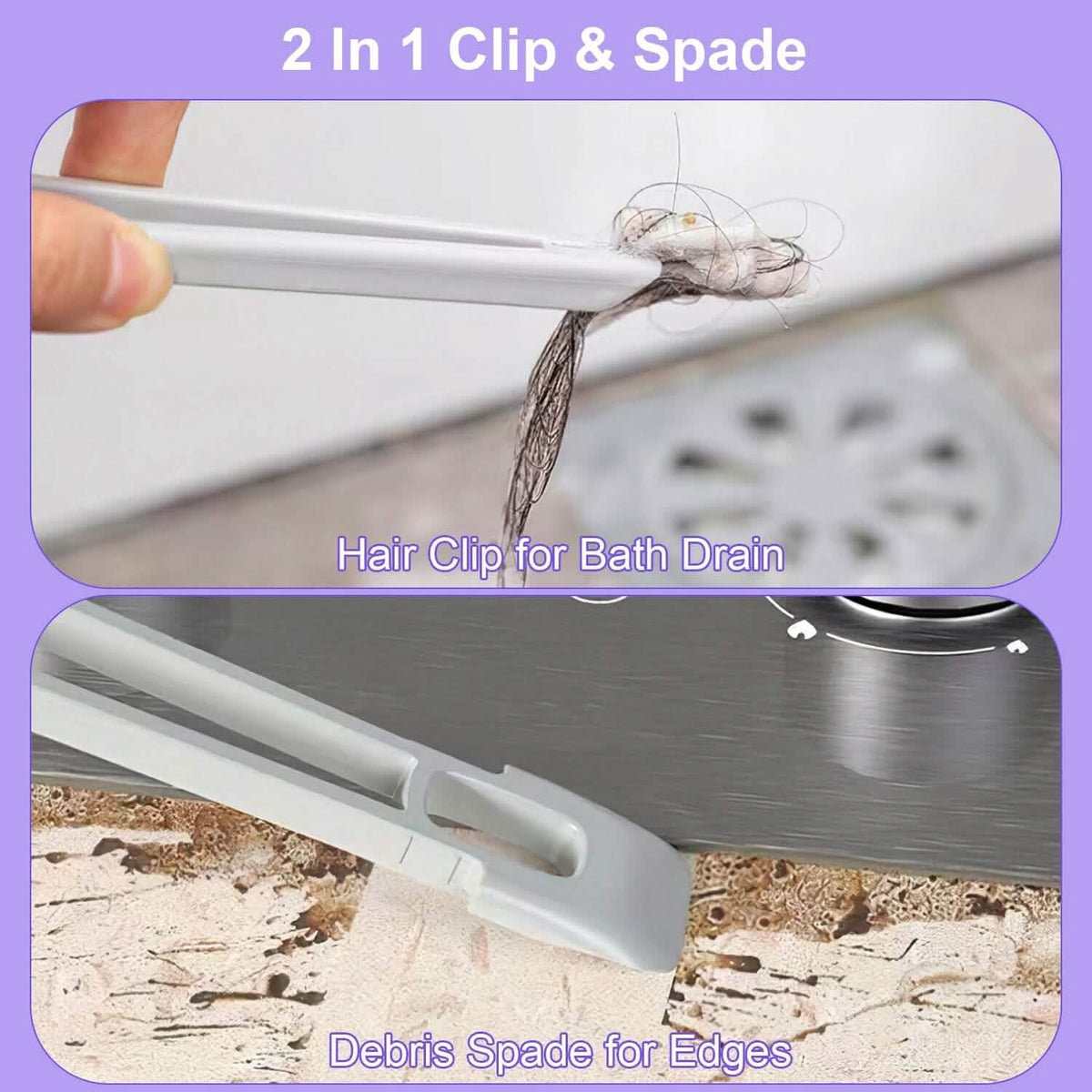 2-Pack: Crevice Cleaning Brush Stiff Bristle Brush Gap Cleaner Household Appliances - Tophatter Daily Deals