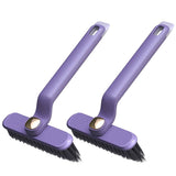 2-Pack: Crevice Cleaning Brush Stiff Bristle Brush Gap Cleaner Purple Household Appliances - Tophatter Daily Deals