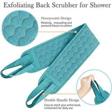 2-Pack: Exfoliating Body Scrubber Set Bath - Tophatter Daily Deals