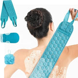 2-Pack: Exfoliating Body Scrubber Set Bath - Tophatter Daily Deals