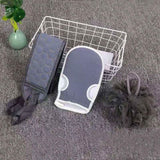 2-Pack: Exfoliating Body Scrubber Set Gray Bath - Tophatter Daily Deals