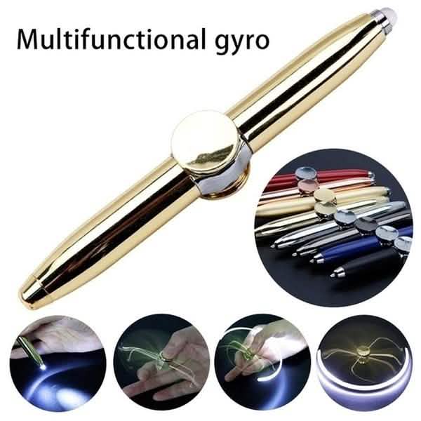 2-Pack: Finger Gyro Spinner Pen School, Office & Art Supplies - Tophatter Daily Deals