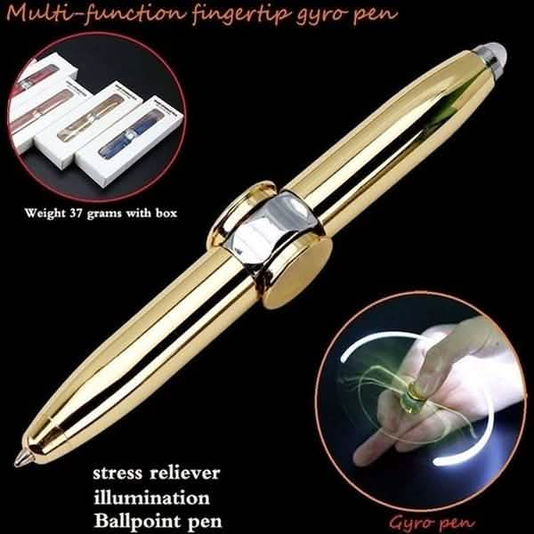 2-Pack: Finger Gyro Spinner Pen School, Office & Art Supplies - Tophatter Daily Deals