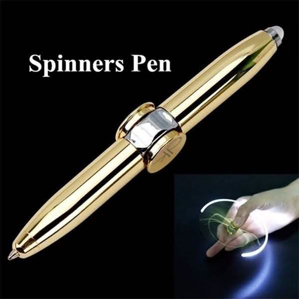 2-Pack: Finger Gyro Spinner Pen School, Office & Art Supplies - Tophatter Daily Deals