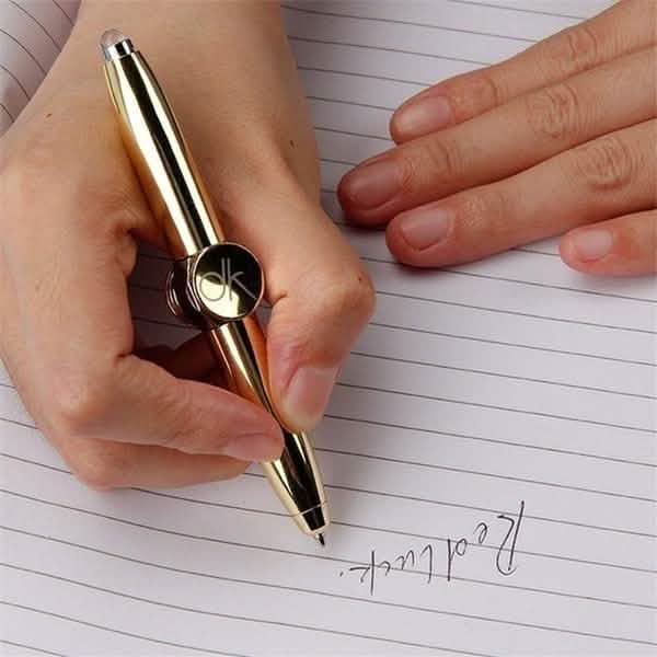 2-Pack: Finger Gyro Spinner Pen School, Office & Art Supplies - Tophatter Daily Deals
