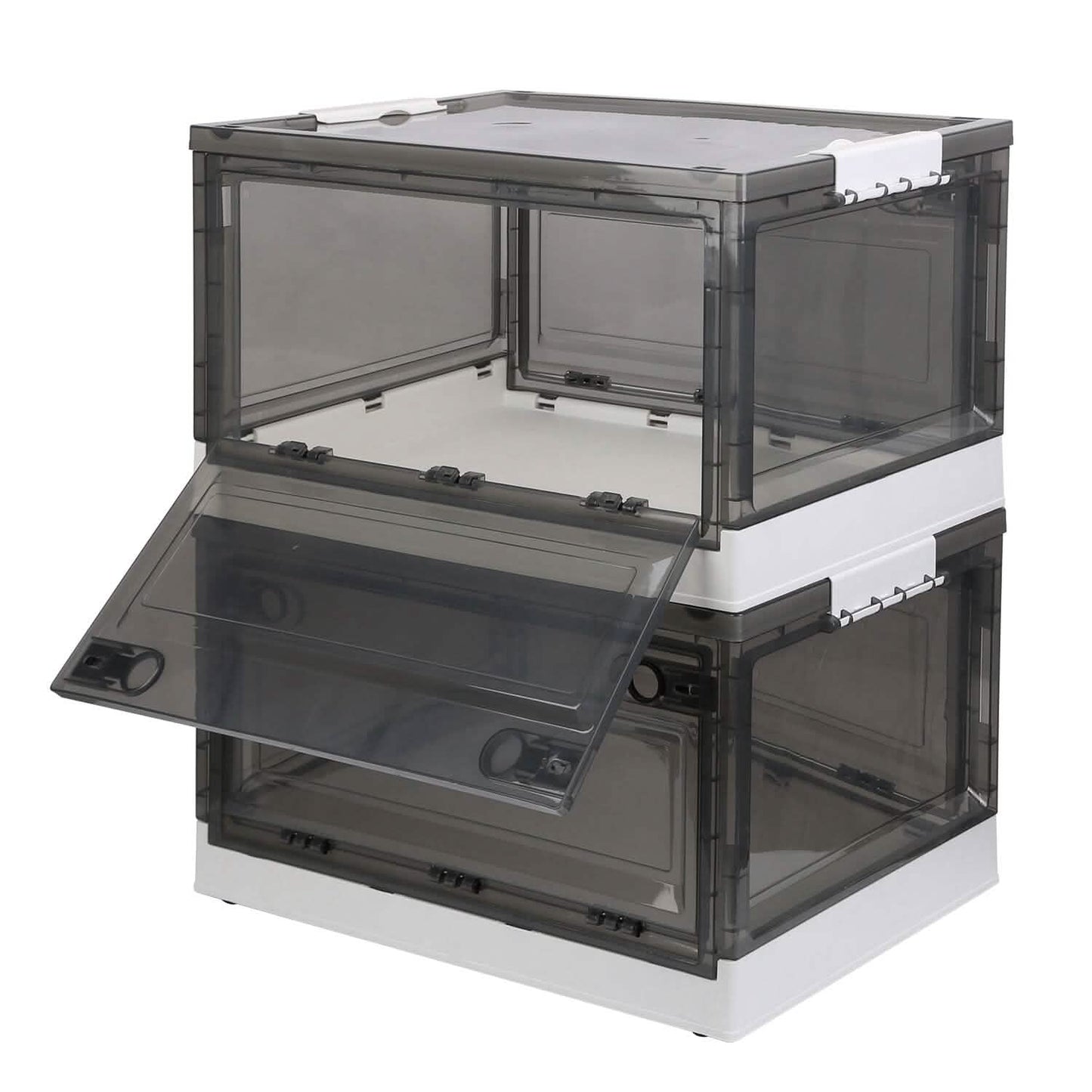 2-Pack: Foldable Storage Bins Collapsible Storage Box Organizer Storage & Organization - Tophatter Daily Deals