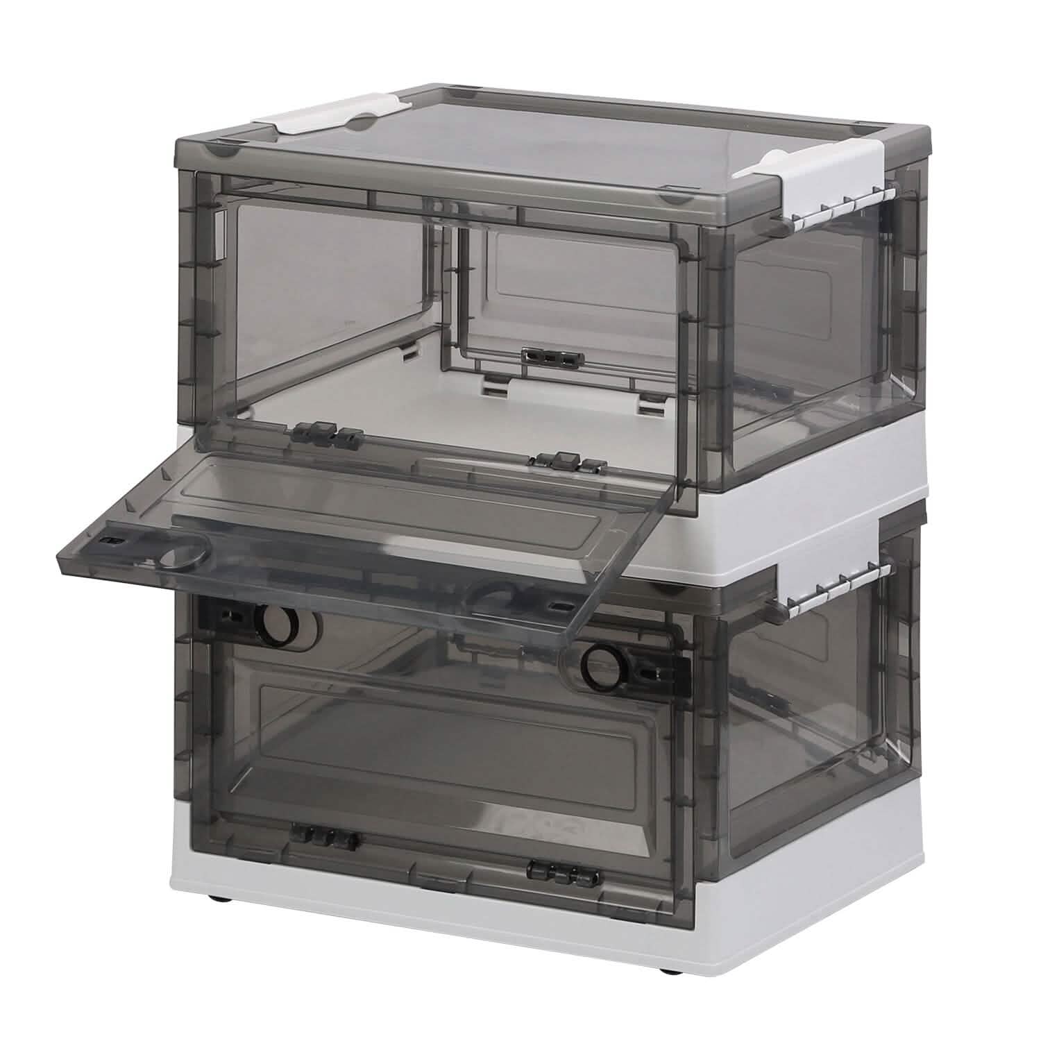 2-Pack: Foldable Storage Bins Collapsible Storage Box Organizer Storage & Organization - Tophatter Daily Deals